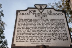Thoroughgood House Historical Marker